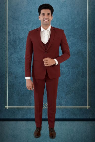 Brick red Suit
