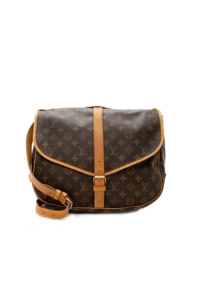 Louis Vuitton Monogram Canvas Samur 35 Brown Crossbody Bag