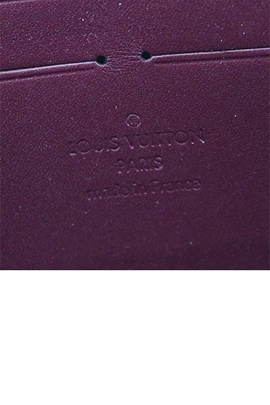 Louis Vuitton Monogram Vernis Zippy Wallet Amarante