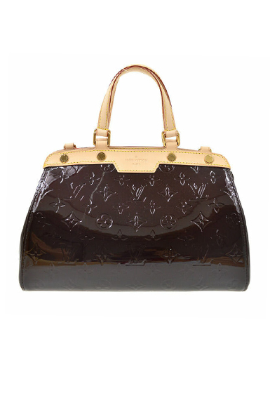 Louis Vuitton Brea Shoulder Bag PM Amarante Leather Monogram Vernis