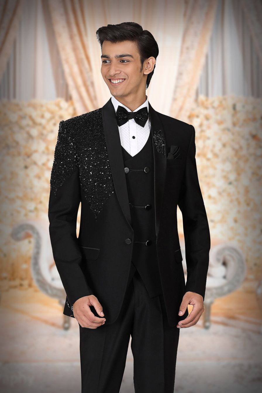 Black Kingly Event & Party Suit